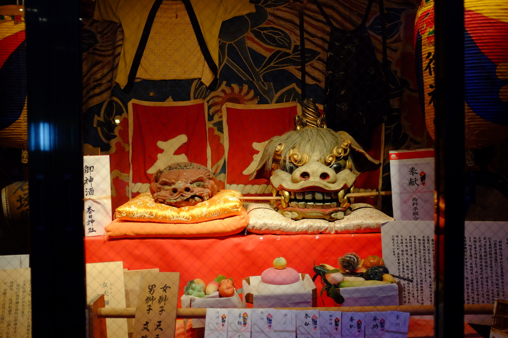 にし茶屋街　女夫獅子