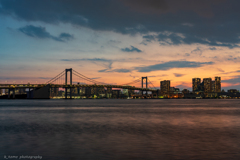 夕景レインボーブリッジ