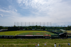 河川敷の野球場