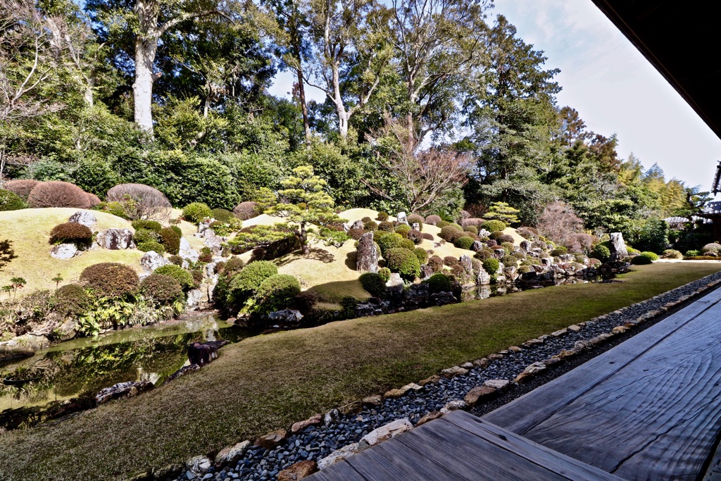 龍潭寺の庭園