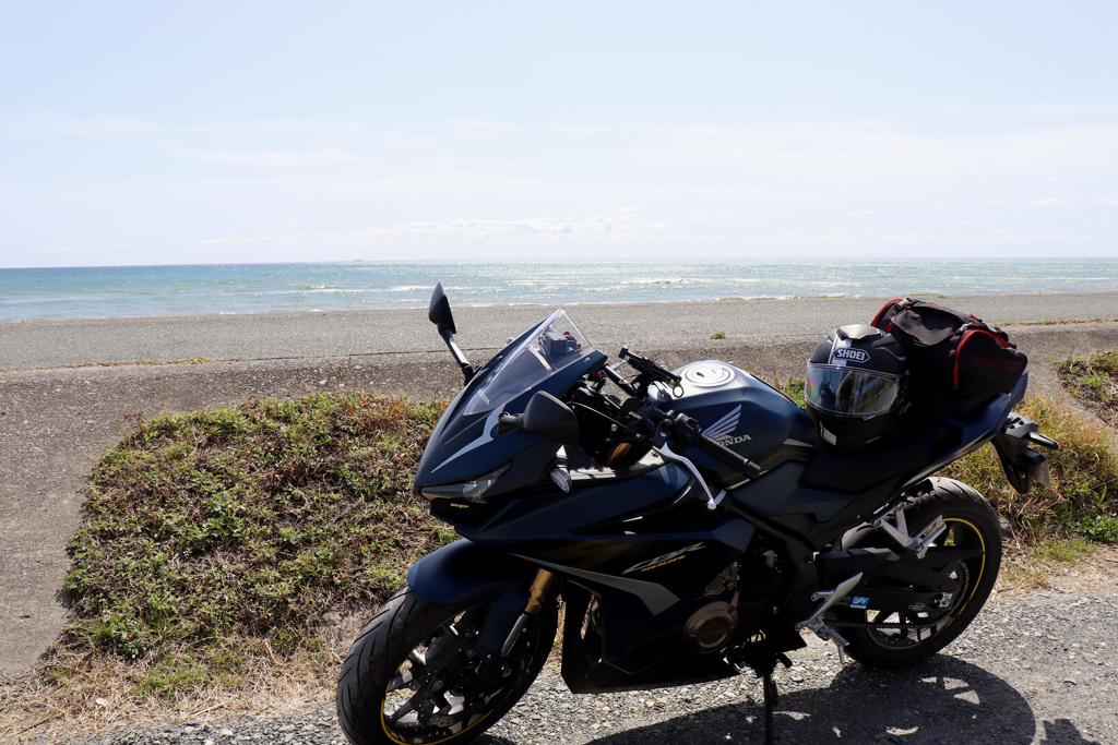 潮見坂近くの海岸
