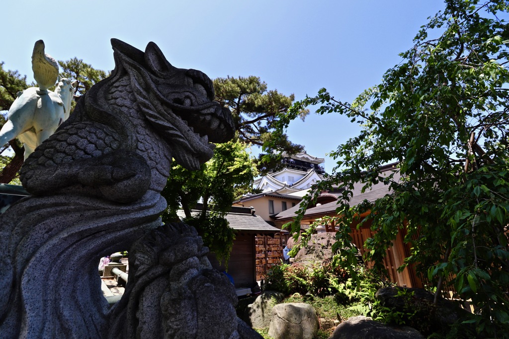 岡崎城のある風景_２