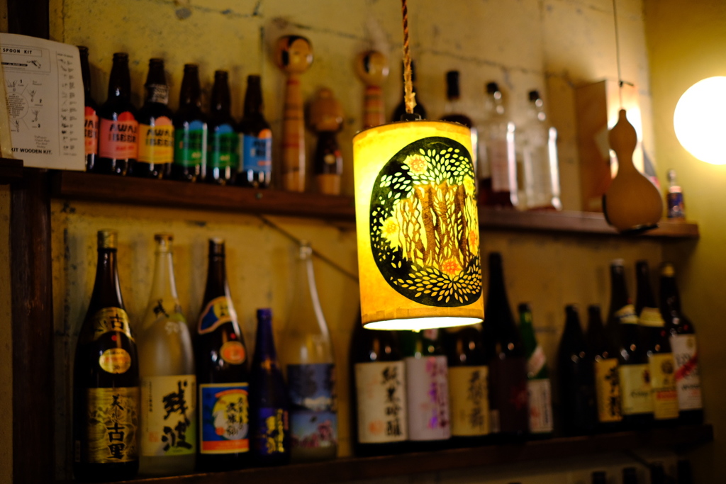 九条商店街にて