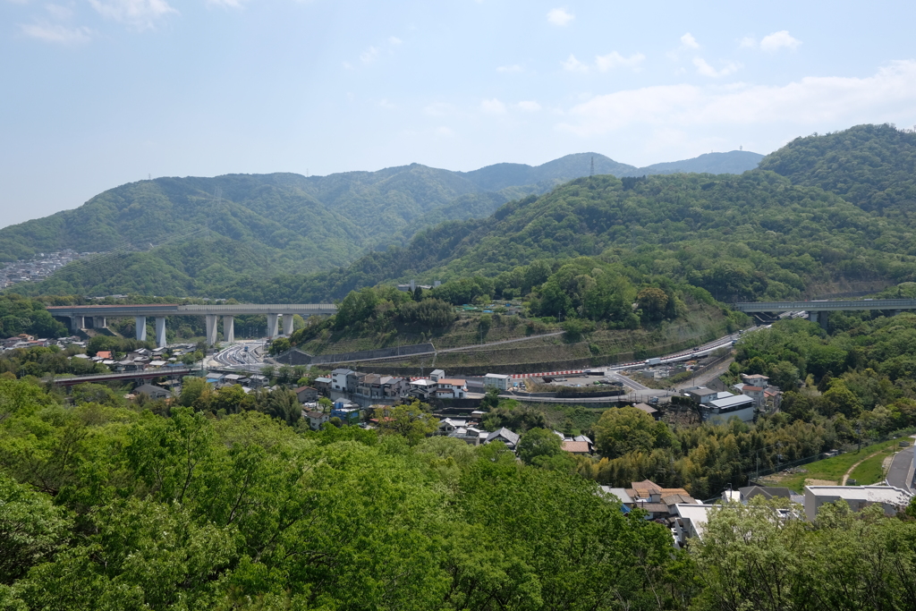 DSCF5253　中国自動車道と国道１７６号線