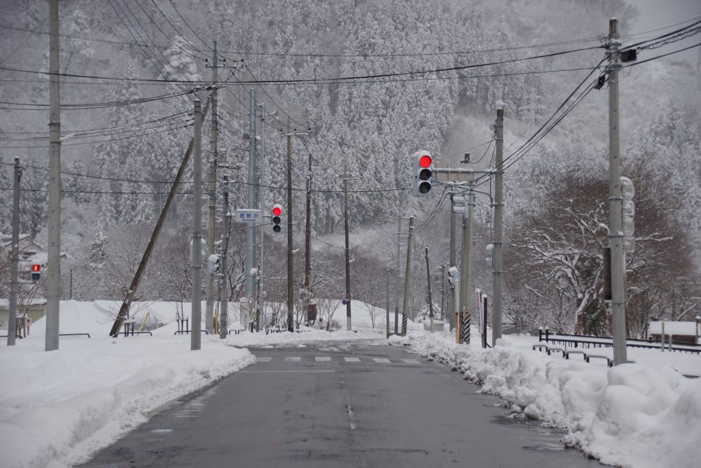 上越線雪中行