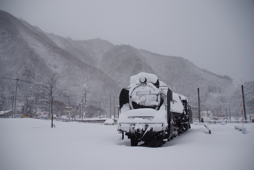 上越線雪中行