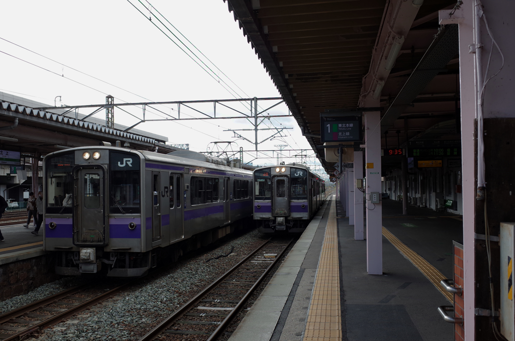 北上駅の風景