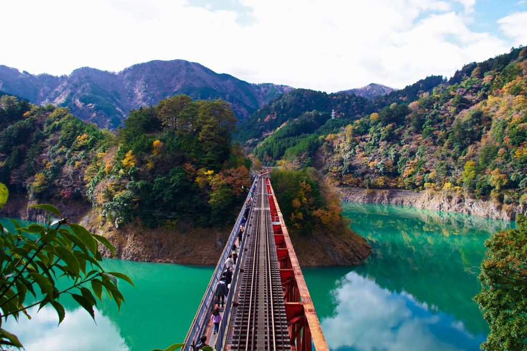 晩秋の大井川鉄道
