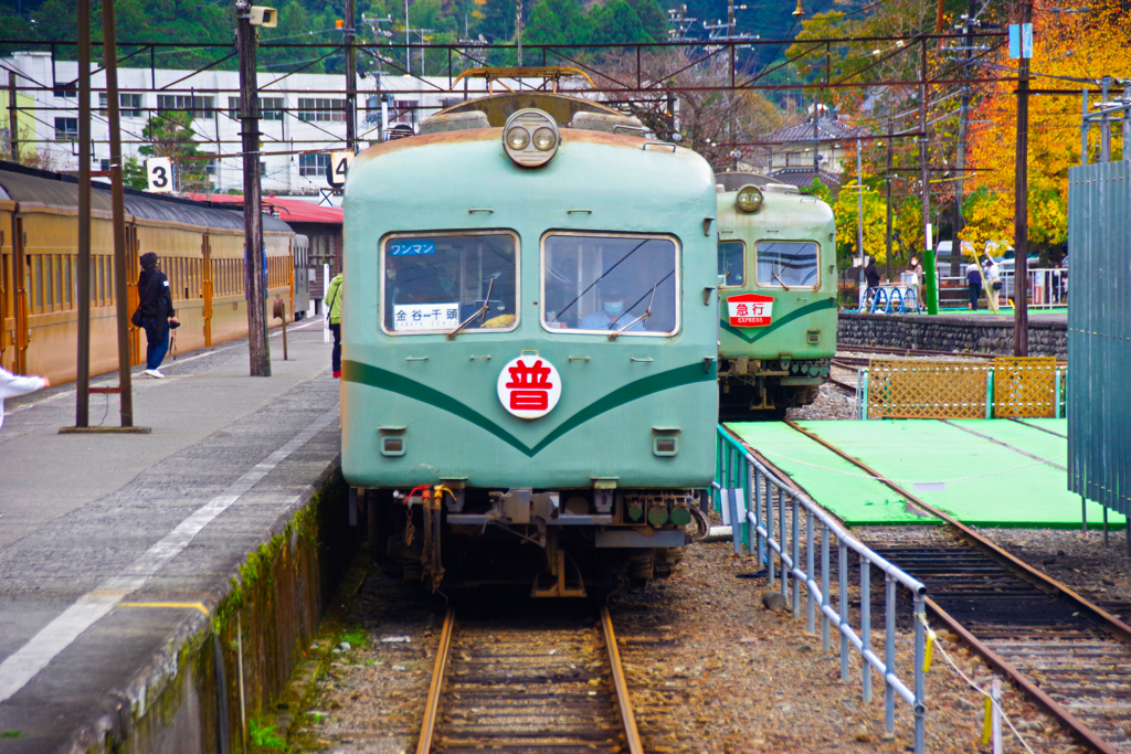 晩秋の大井川鉄道