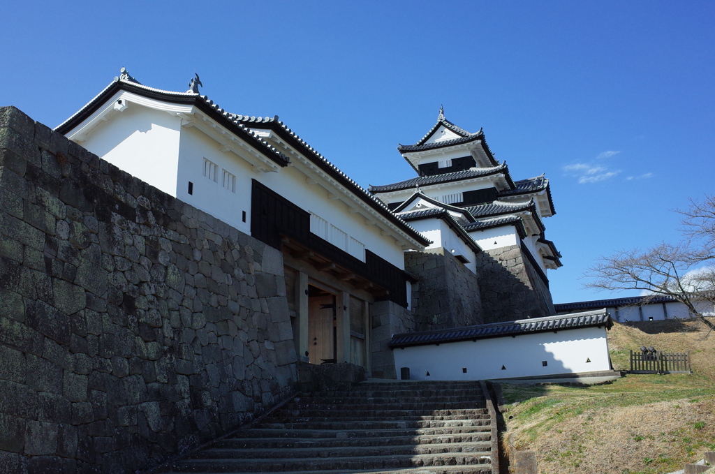小峰城址三重櫓（再建）