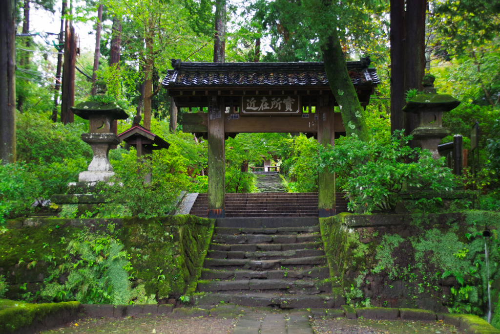 雨の鎌倉　浄智寺