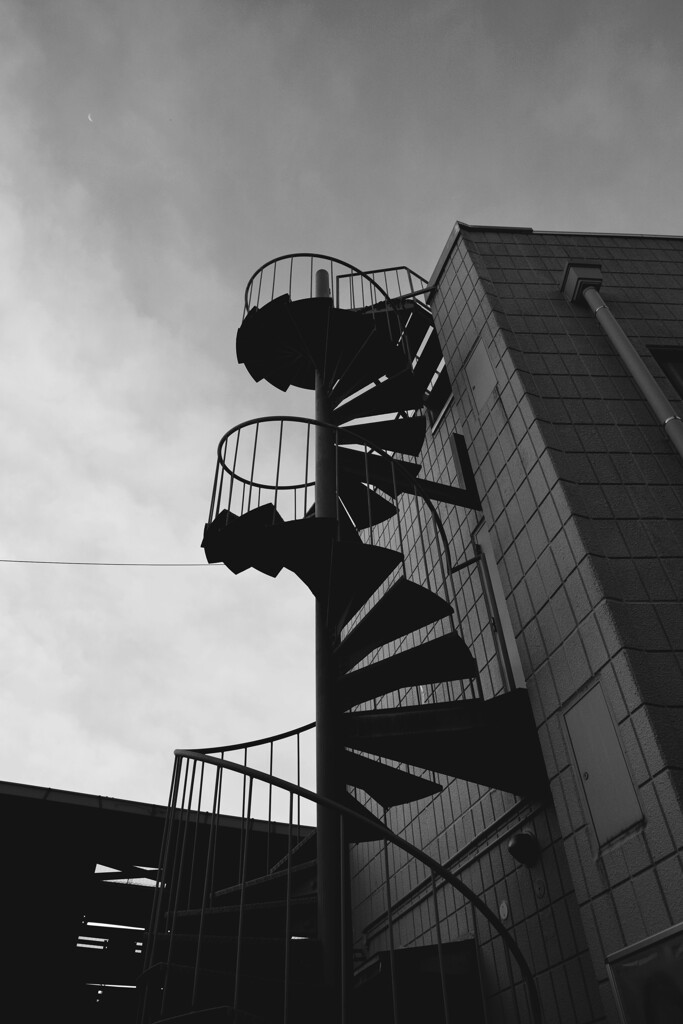 空に伸びる