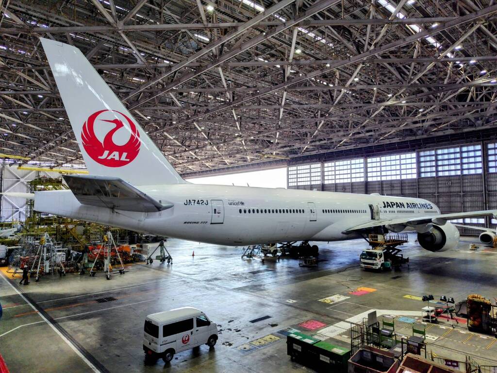 【JAL】 工場見学 (2)
