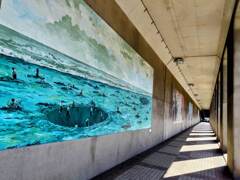六本木トンネルのウオールアート②