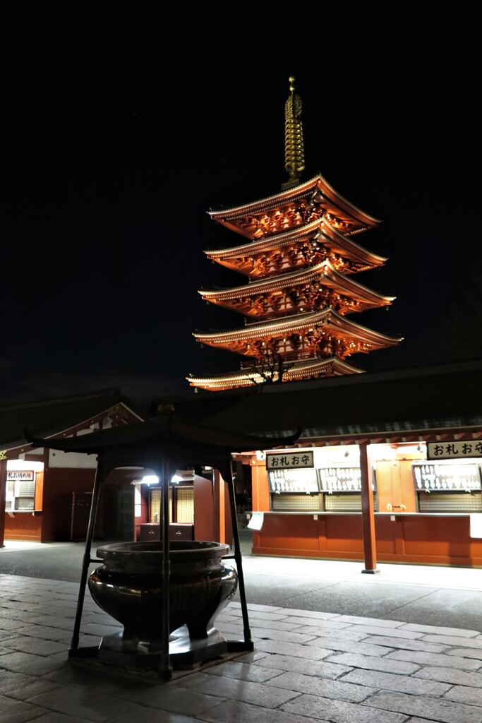 浅草寺五重塔