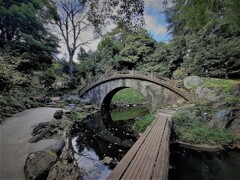 小石川後楽園　円月橋 