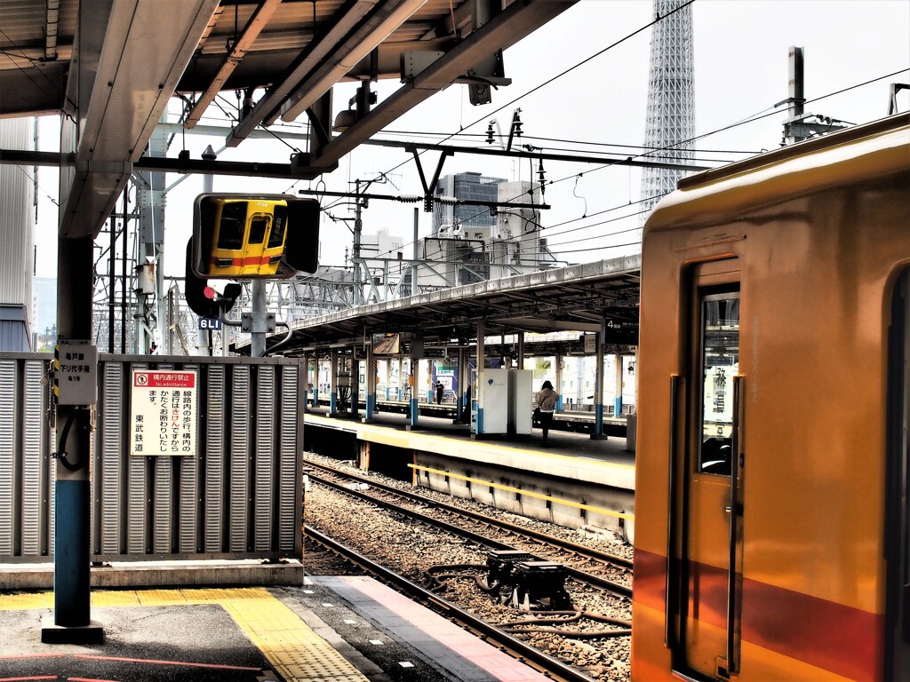 東武亀戸線曳舟駅