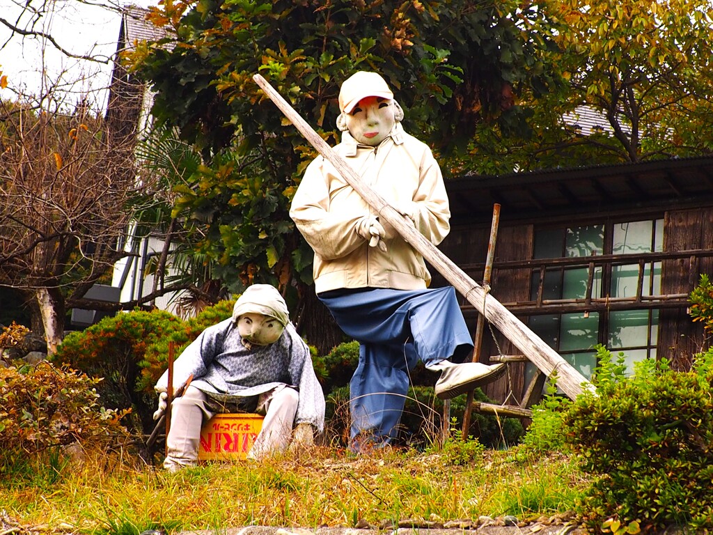 秩父贄川宿かかしの里 (6)