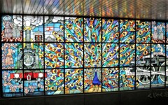ステンドグラス（ＪＲ新橋駅）