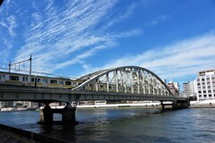 隅田川を渡るＪＲ総武本線