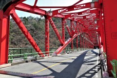 赤い橋【奥多摩湖峰谷橋】