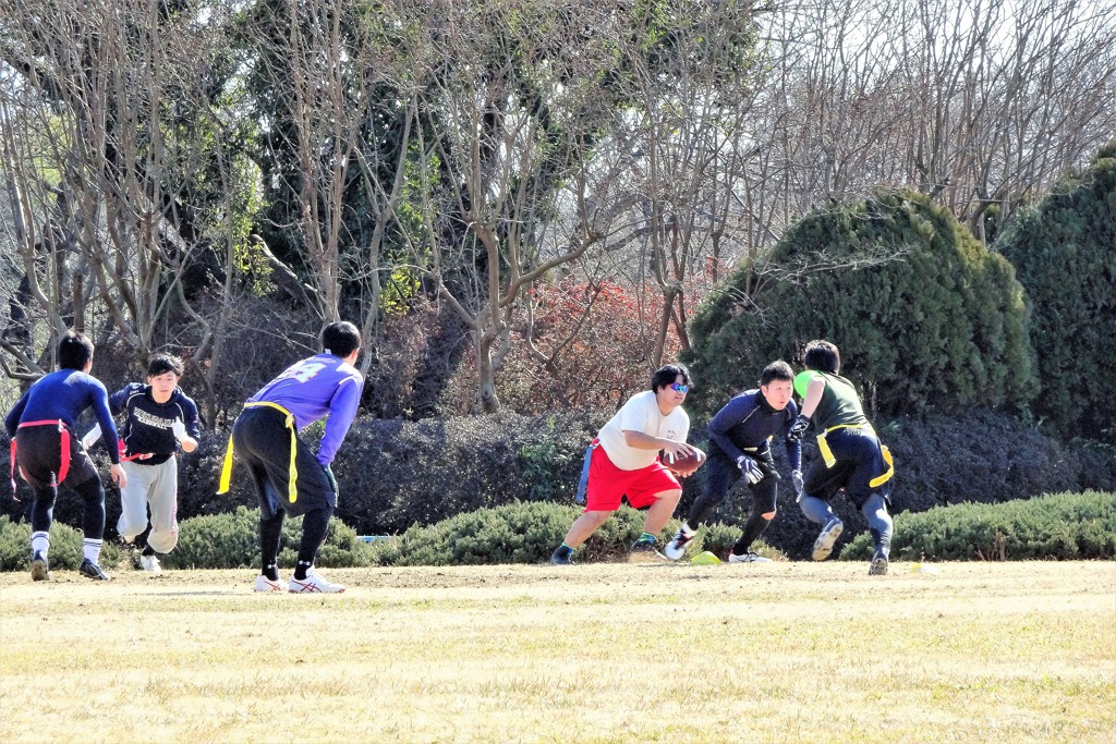 公園で練習②