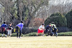 公園で練習②