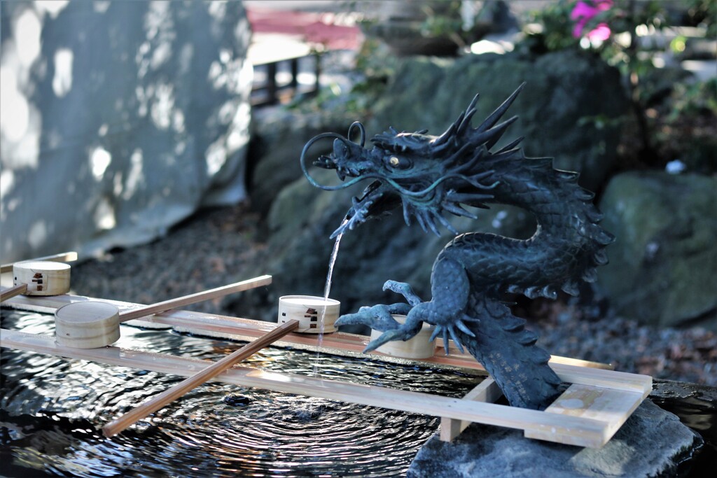 川越氷川神社手水舎