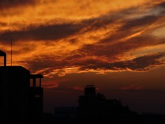 今日の夕焼け