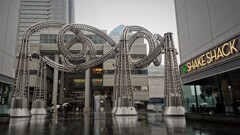冷たい雨のみなとみらい