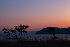 琵琶湖の夕景オルタナティブver