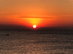夕日
