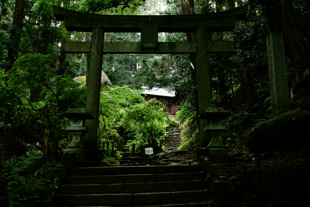 山奥の神社