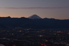 夜明け富士