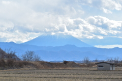 頭隠れの富嶽景