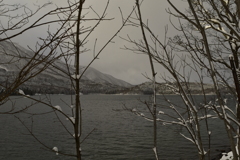 木崎湖冬景色