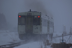 飯山線,冬