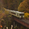 トンネルを抜けたら紅葉だった