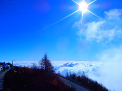 富士山富士宮口五合目の雲海