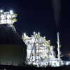 夜の発電所