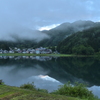 雨上がりの夜明け