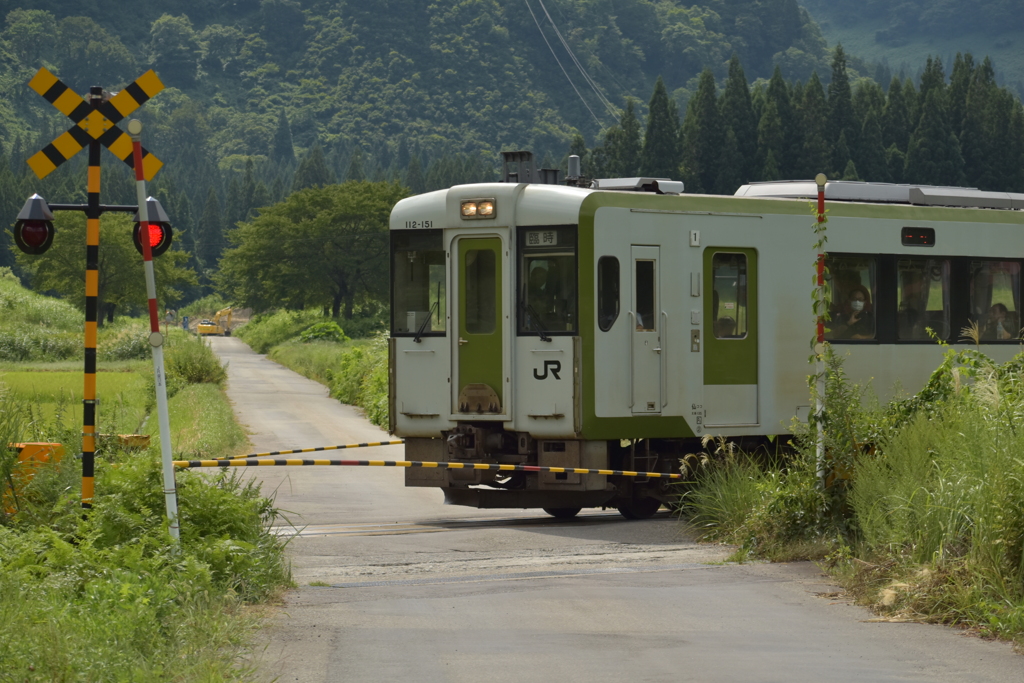 只見線満喫号の復路