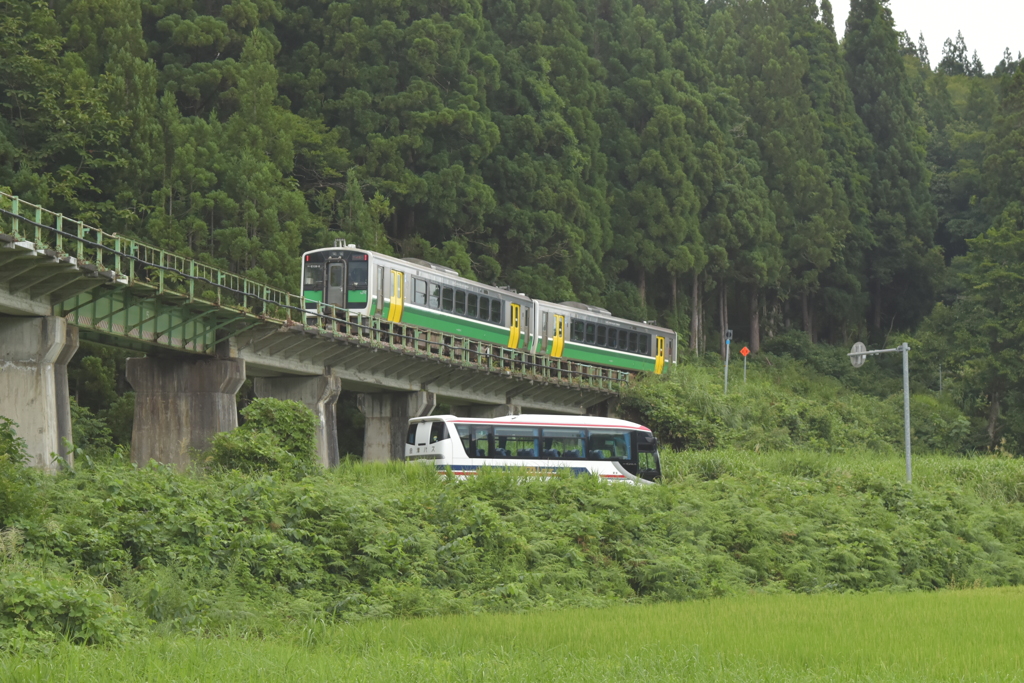 列車vsバス