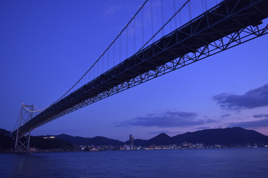関門橋夜景