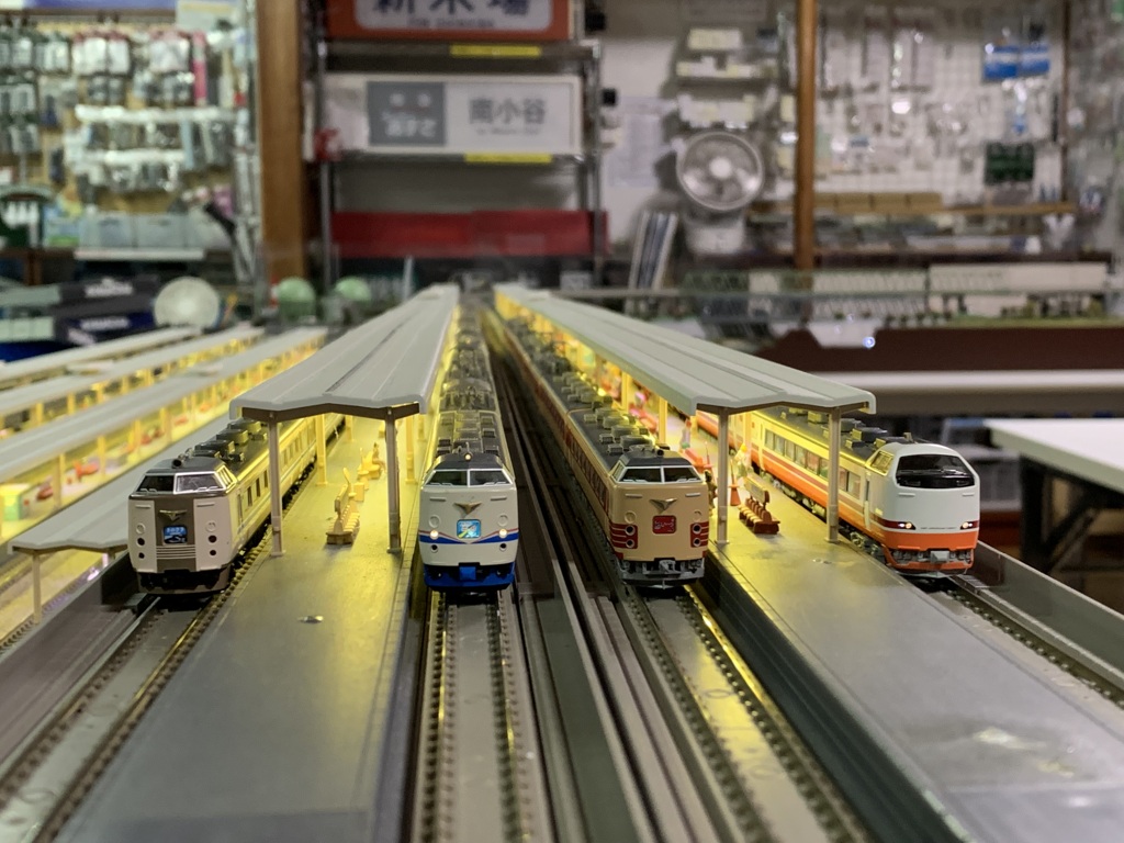 Nの世界の国鉄型揃い踏み
