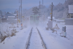 飯山線,冬