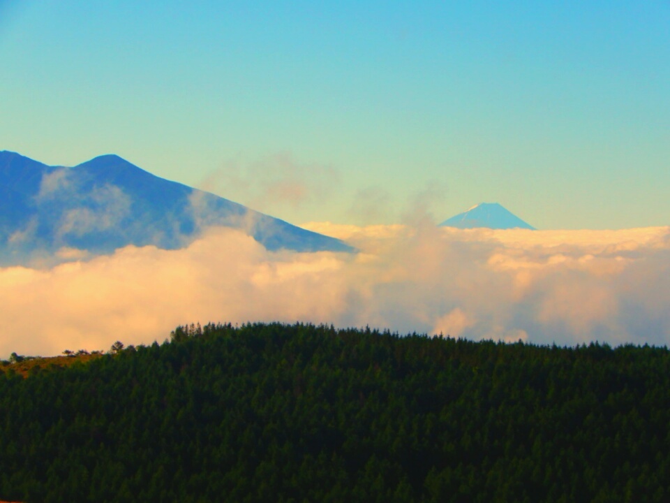 霧ヶ峰より富士山