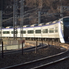夕暮れのあずさ号