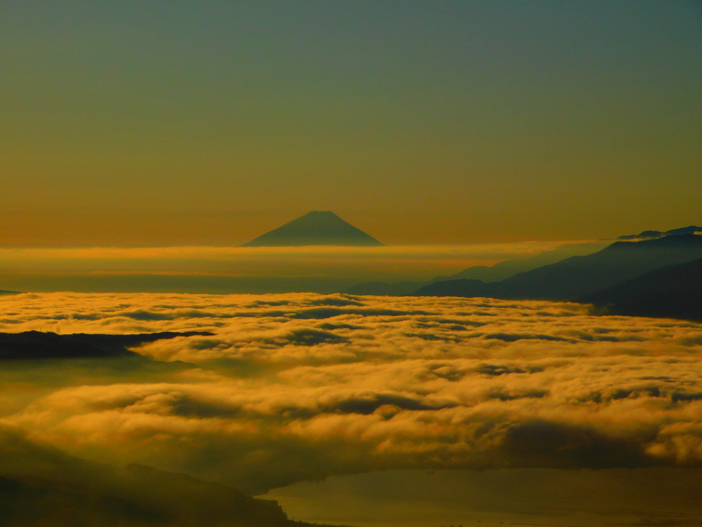 高ボッチ山からの雲海
