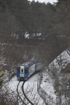 最高地点より下りて